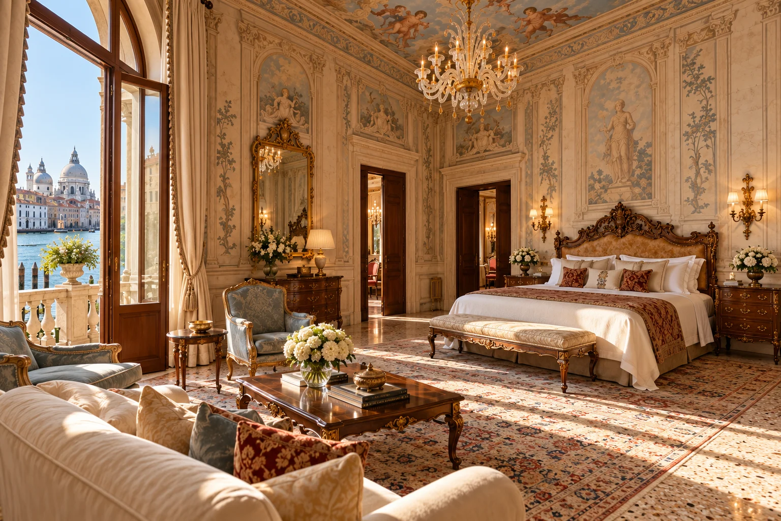 A second view of the bedroom · Aurelia Grand Suite