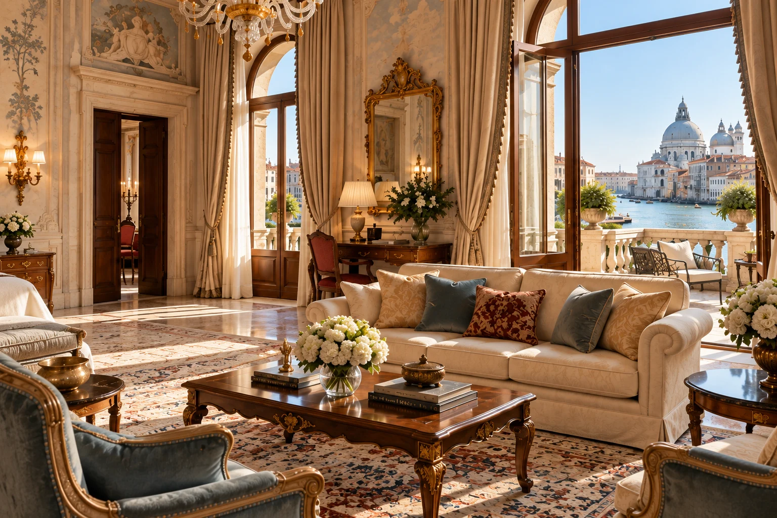 The private living or reading area · Aurelia Grand Suite