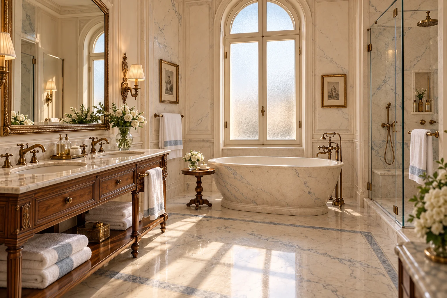 The stone bathroom · Laguna Room