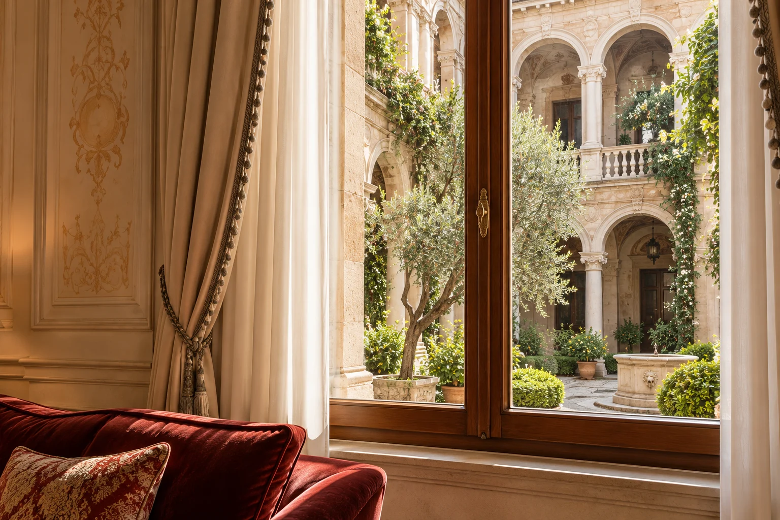 The view beyond the window · Notte Suite