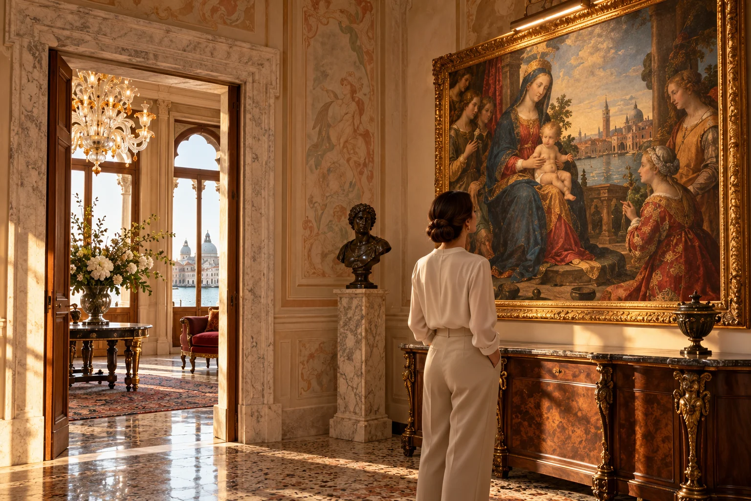 An intimate art collection in a Venetian palazzo